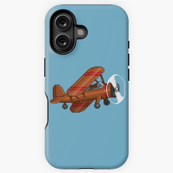 Item preview, Pixel Art Biplane designed and sold by PixelCarvel.