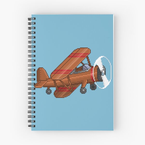 Item preview, Pixel Art Biplane designed and sold by PixelCarvel.