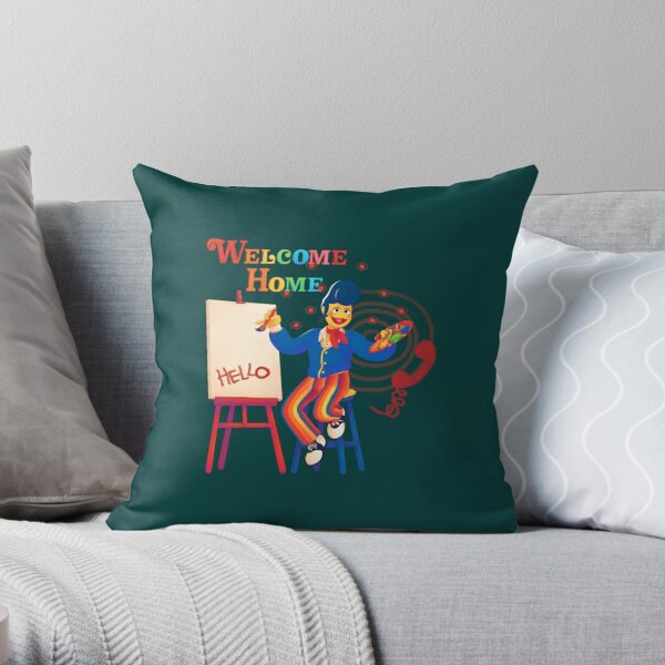 Welcome home 2024 throw pillow