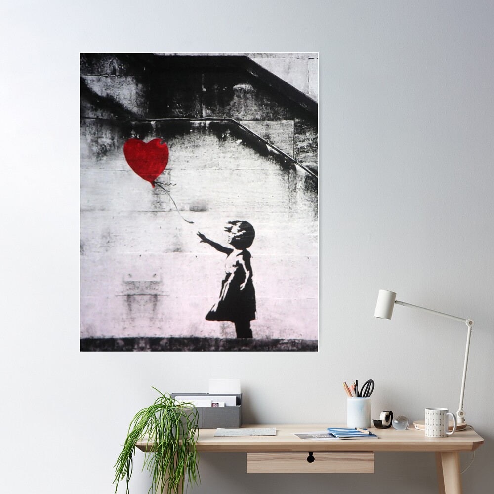 Banksy Girl with Balloon Poster for Sale by lucyandersen