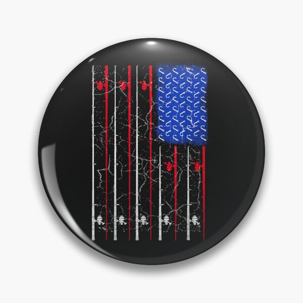 Item preview, American US Flag Fishing Rod Shirt, Fisherman  For Him  designed and sold by MatildeBlack.