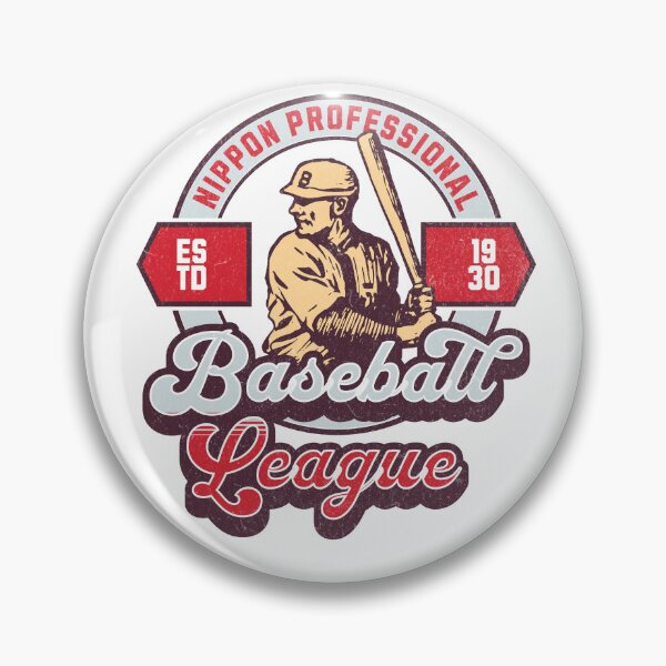 Item preview, Vintage Nippon Baseball League  designed and sold by Kai Wen Designs.