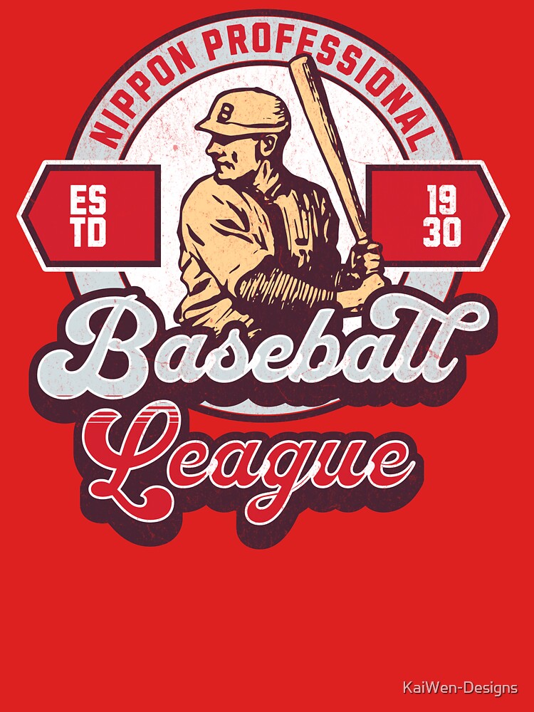 Vintage Nippon Baseball League  Poster for Sale by KaiWen-Designs