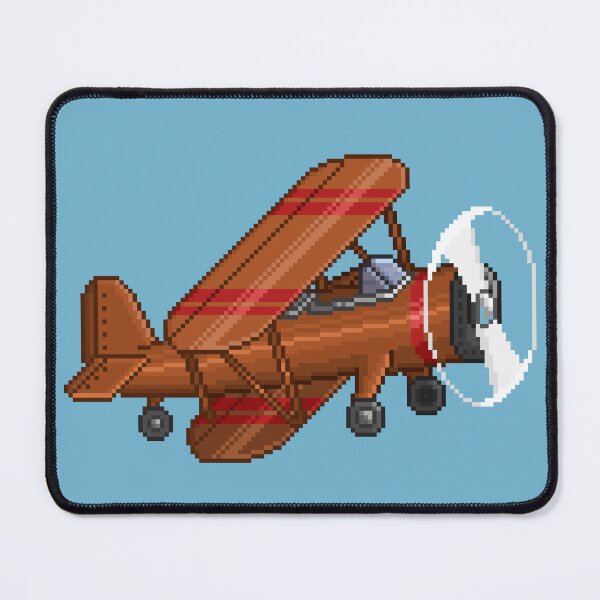 Item preview, Pixel Art Biplane designed and sold by PixelCarvel.