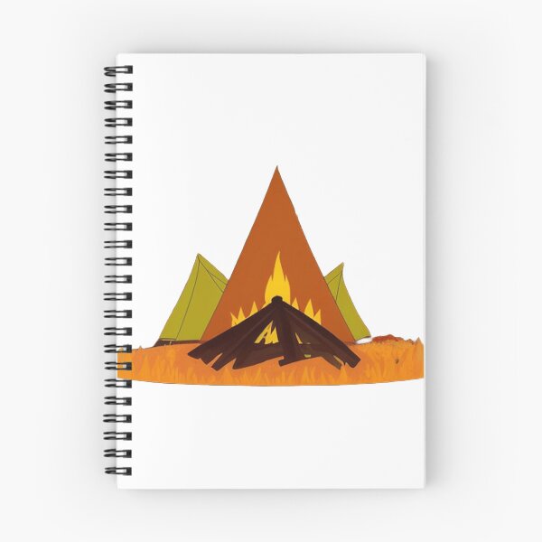 Item preview, A campfire is surrounded by vibrant fall foliage 	 designed and sold by bellocruelanh.