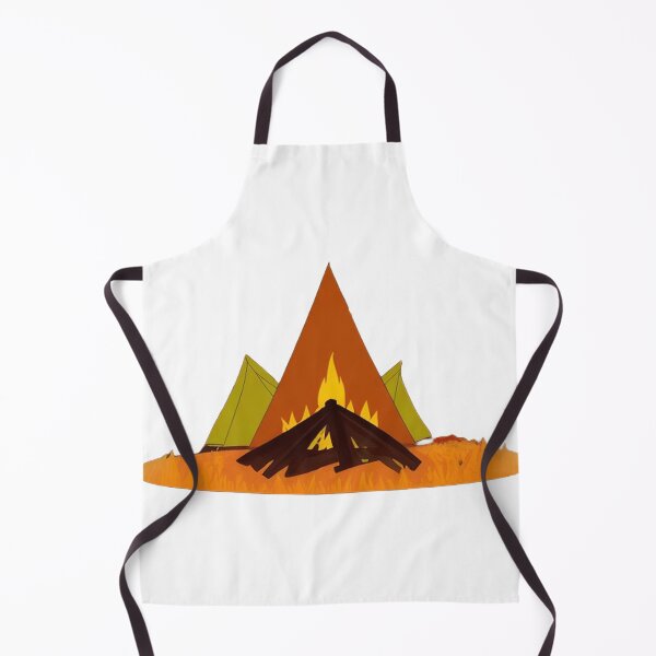 Item preview, A campfire is surrounded by vibrant fall foliage designed and sold by bellocruelanh.