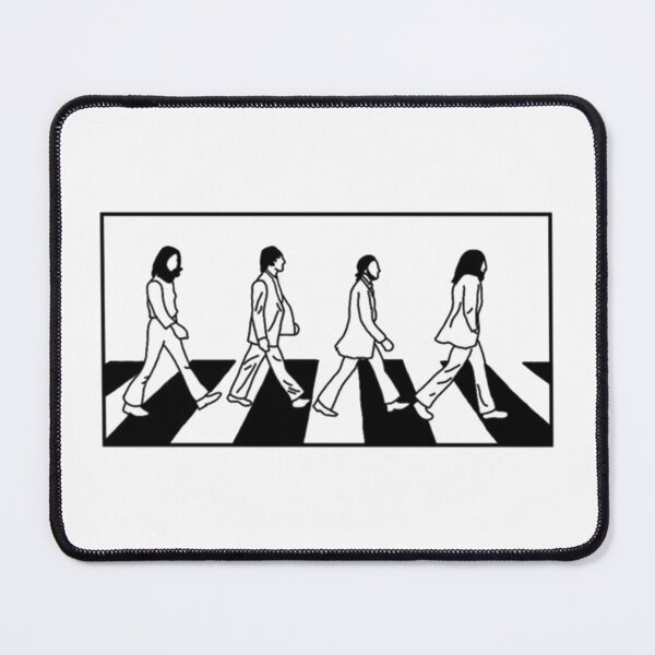 Item preview, Black Abbey Road Walking designed and sold by KaraBeckers.