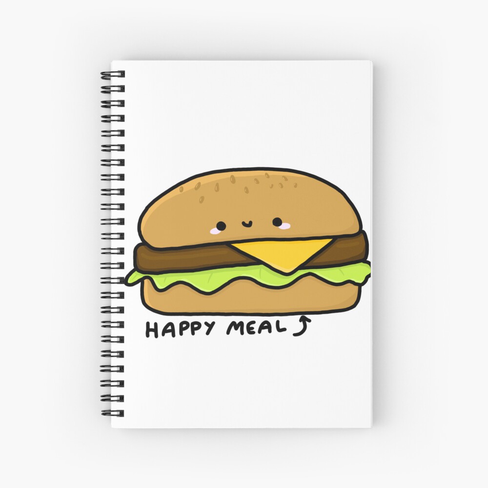 Happy meal burger :) Sticker for Sale by Prozacbaddie | Redbubble