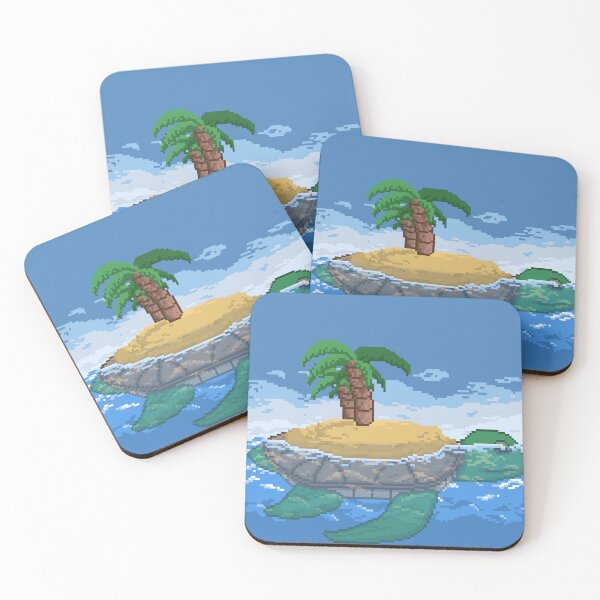 Item preview, Pixel Art Turtle Island designed and sold by PixelCarvel.