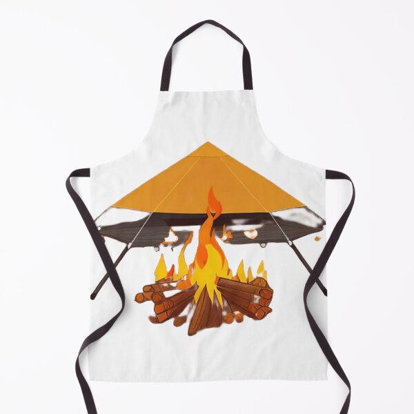 Item preview, A campfire is surrounded by vibrant fall foliage designed and sold by bellocruelanh.
