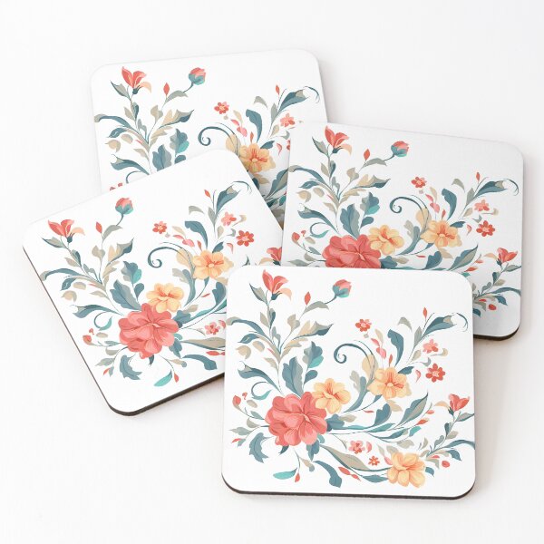 Item preview, Floral abstract mural designed and sold by Charmy Design.