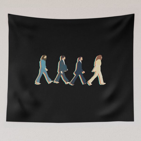 Item preview, Four Men Abbey Road Streets designed and sold by KaraBeckers.