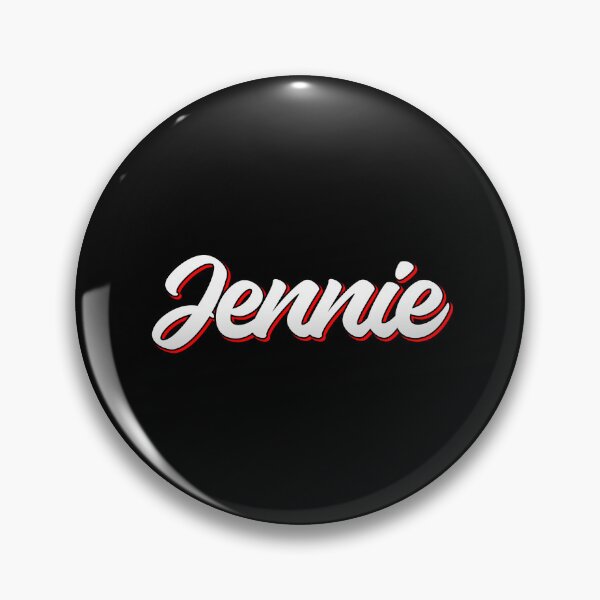 Item preview, Retro Jennie Name Label (Black) designed and sold by NafilNafiz.