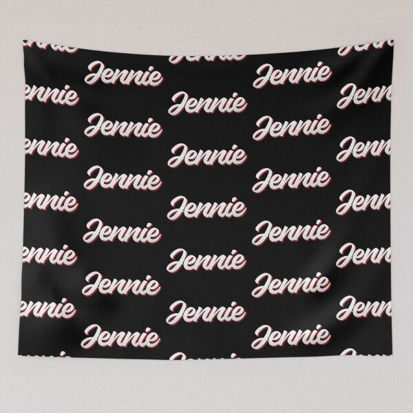 Item preview, Retro Jennie Name Label (Black) designed and sold by NafilNafiz.