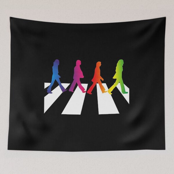 Item preview, Rainbow Abbey Road Walking Streets designed and sold by KaraBeckers.