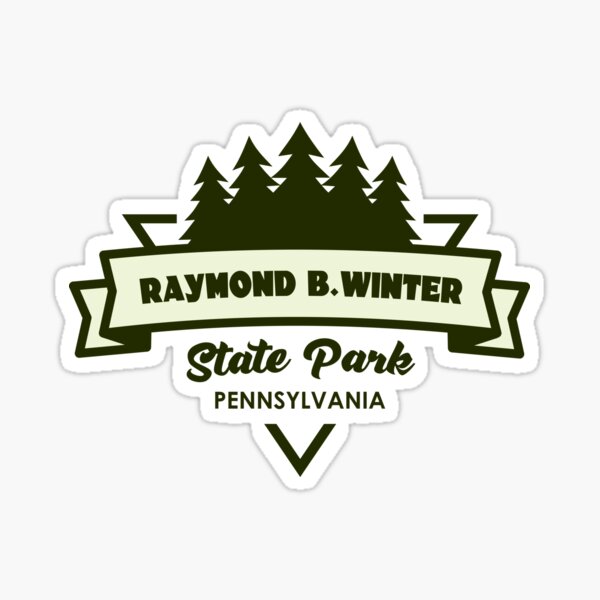Item preview, Raymond B.Winter State Park Pennsylvania Trees And Ribbon designed and sold by bivenart.
