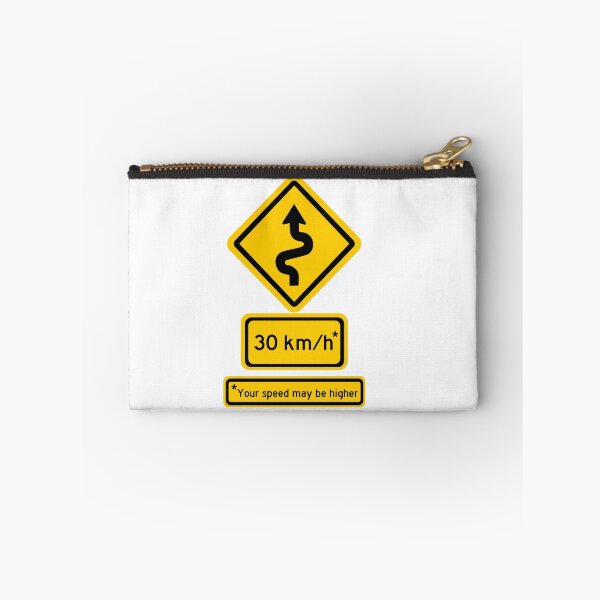 Item preview, windy road speed sign (km/h) designed and sold by Alan Klughammer.
