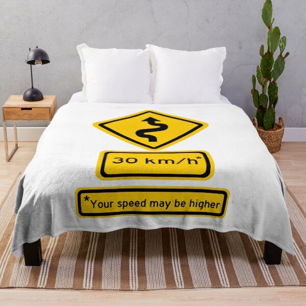 Item preview, windy road speed sign (km/h) designed and sold by Alan Klughammer.