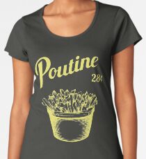Poutine Premium Rundhals-Shirt