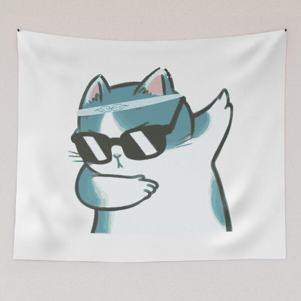 Item preview, Dabbing cat wear sunglasses  designed and sold by Bleach-Brave.