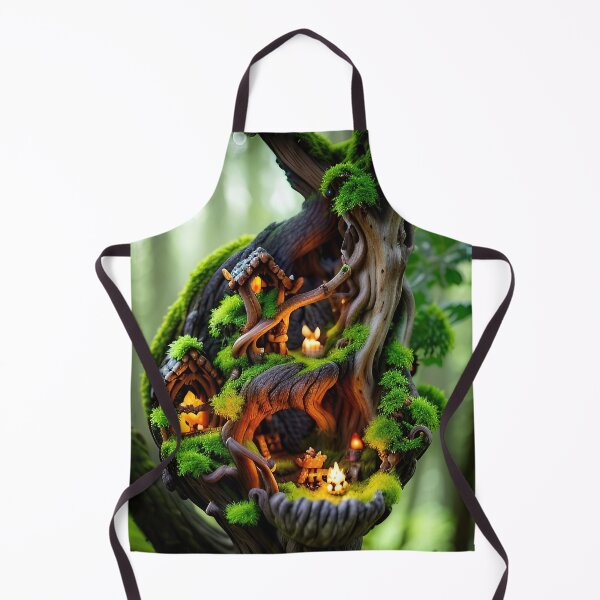 Item preview, A detailed beautiful lush Fairycore Elf forest designed and sold by PixieDustAIArt.