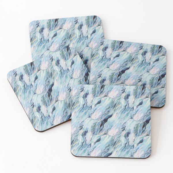 Item preview, Abstract Frosty Glacier designed and sold by ElevatedAcre.
