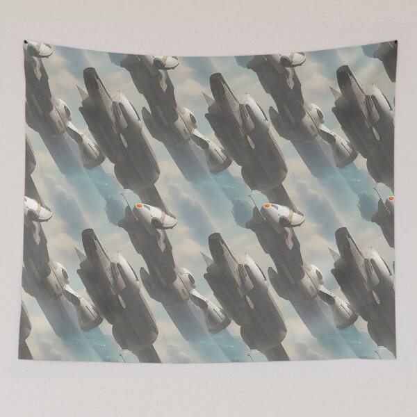 Item preview, Retro Futurism: 1950s and 1960s Inspired Art Print designed and sold by tsurugidesigns.