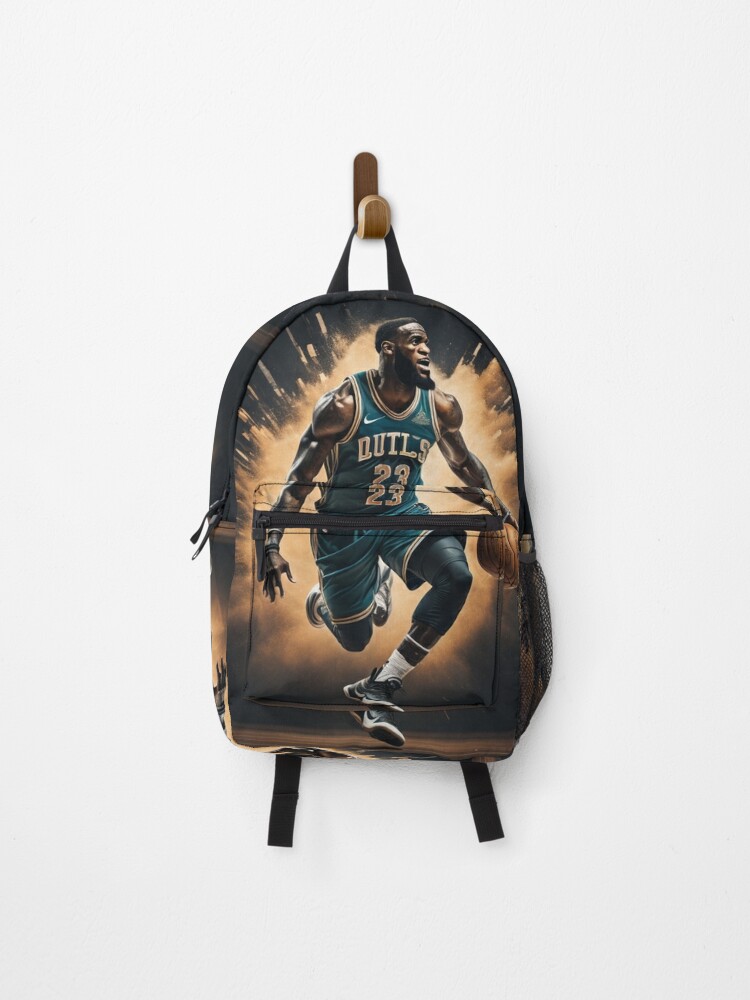 Lebron James Jumping Dunk Backpack for Sale by markmillss