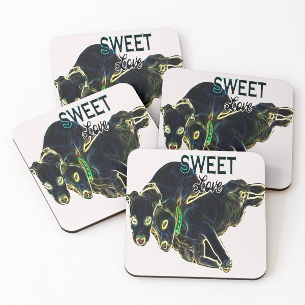 Item preview, sweet love, two cute puppies, in neon designed and sold by Memories-in-Pet.