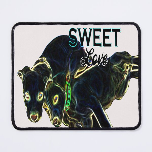 Item preview, sweet love, two cute puppies, in neon designed and sold by Memories-in-Pet.
