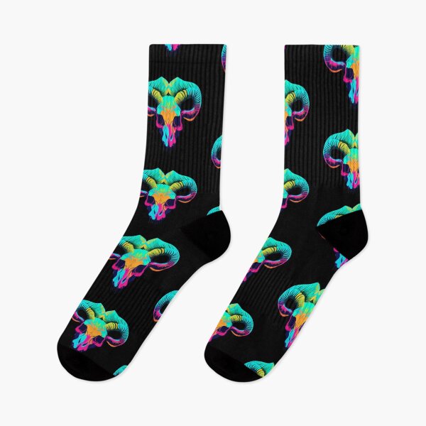 Item preview, Psychedelic Lamb Skull designed and sold by spyduckz.