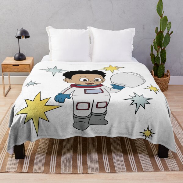 Artikelvorschau, Astronaut (mit Afro) und Sternen entworfen und verkauft von ThingsByNin.