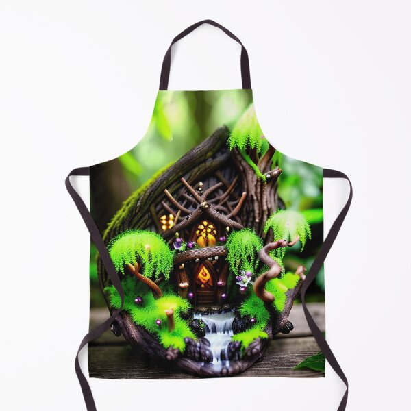 Item preview, A detailed beautiful lush Fairycore Elf forest designed and sold by PixieDustAIArt.