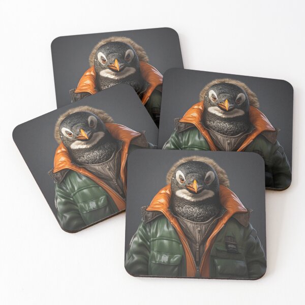 Item preview, Feathered Fashion Icons: Penguins in Jackets designed and sold by Brendon987.