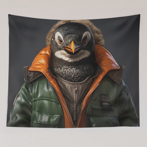 Item preview, Feathered Fashion Icons: Penguins in Jackets designed and sold by Brendon987.