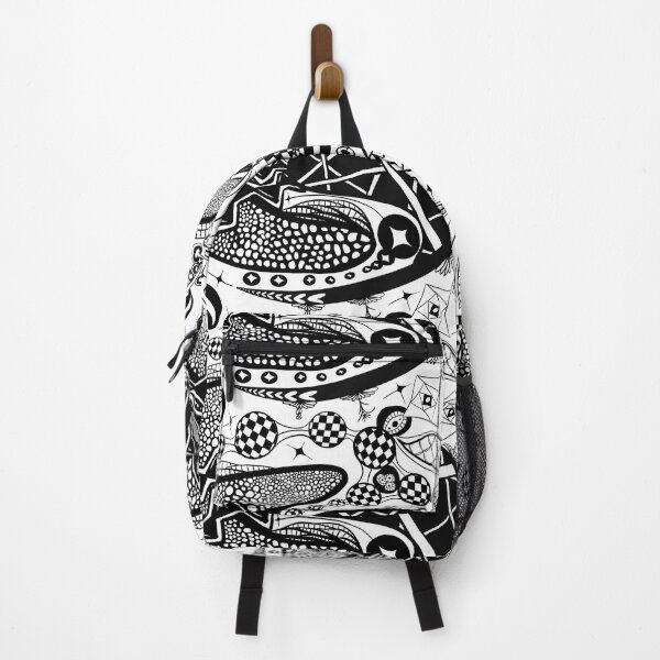 Item preview, Zentangle repeating black and white pattern designed and sold by Yumikit.