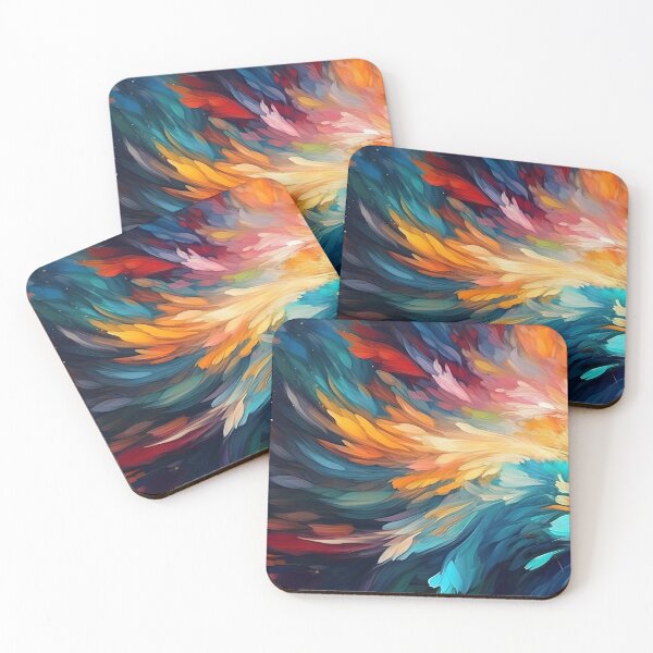 Item preview, Colorful Feathers designed and sold by ArtbyAiGallery.
