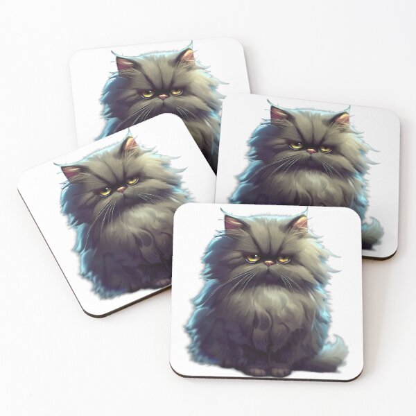 Item preview, Cute grumpy sad cat. designed and sold by Odd-jack.