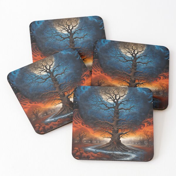 Item preview, World Tree Style of Flammarion Engraving designed and sold by Pannyyy.