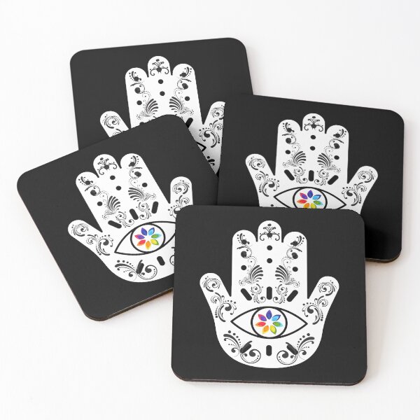 Item preview, CHAKRAS ALL SEEING EYE HAMSA HAND  designed and sold by hamsasoul.