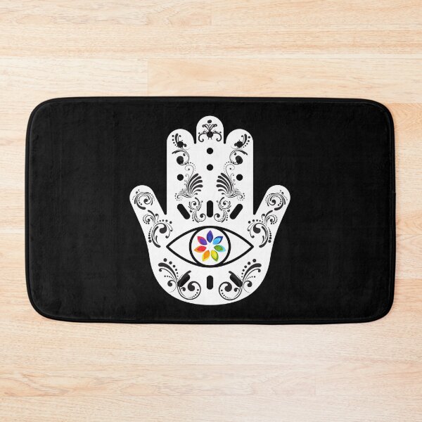 Item preview, CHAKRAS ALL SEEING EYE HAMSA HAND  designed and sold by hamsasoul.