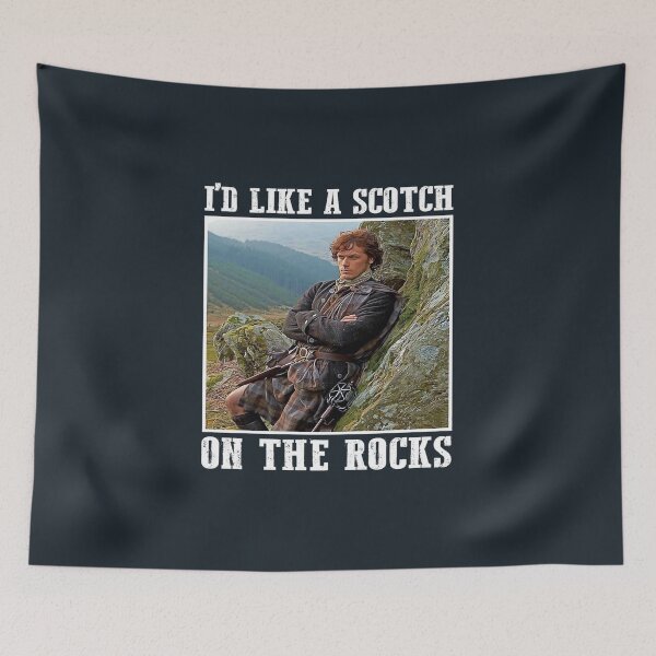 Item preview, I'd Like a Scotch on the Rocks Outlander  designed and sold by HoracioCrafton.