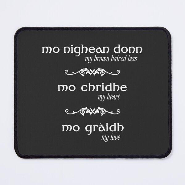 Item preview, mo nighean donn - my brown haired lass - Scottish language Fitted designed and sold by HoracioCrafton.