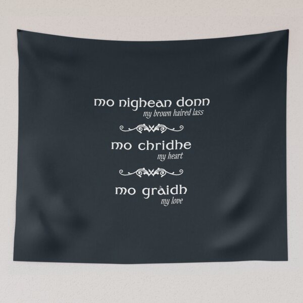 Item preview, mo nighean donn - my brown haired lass - Scottish language Fitted  designed and sold by HoracioCrafton.