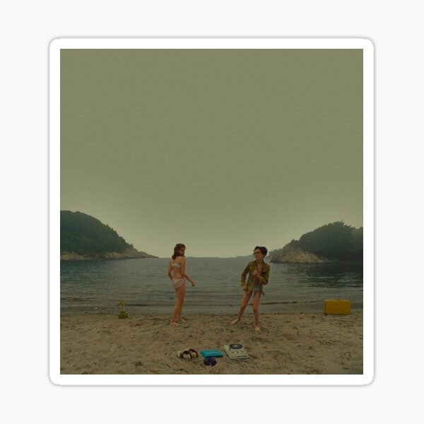 moonrise kingdom - beach dance Sticker
