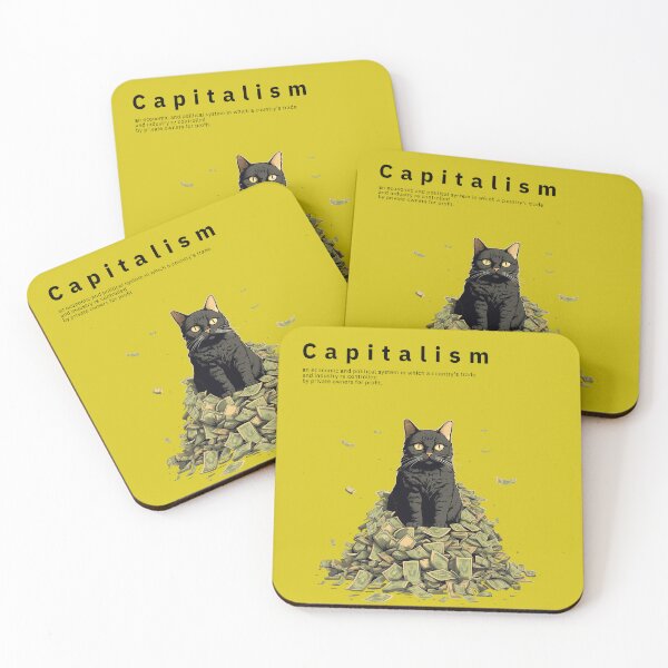 Item preview, Cat with its capital. designed and sold by alien038.