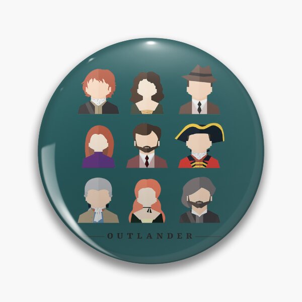 Item preview, Outlander Characters Icons Illustration 2 Fitted Scoop designed and sold by HoracioCrafton.