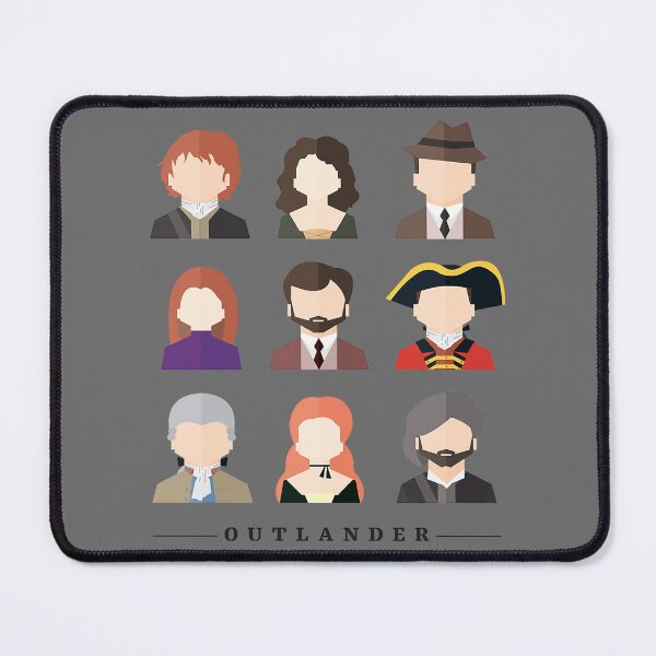 Item preview, Outlander Characters Icons Illustration 2 Fitted Scoop designed and sold by HoracioCrafton.