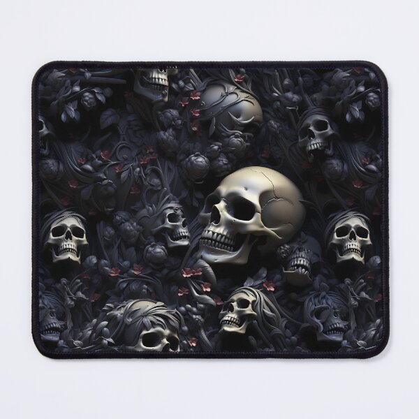 Artikelvorschau, Gothic Skulls Pattern entworfen und verkauft von TheMerch-er.