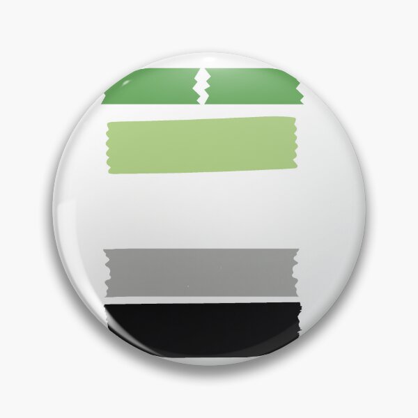 Item preview,  Discrete Aromantic flag decorative tape sticker designed and sold by AAIstickers.